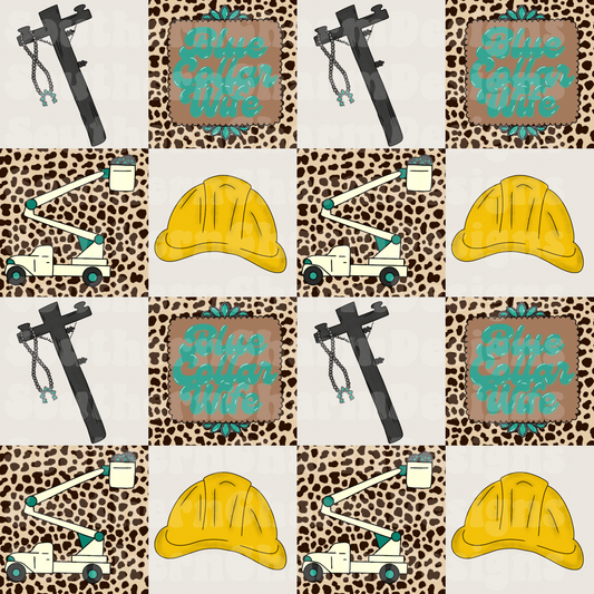 Blue collar wife seamless POWERMAN