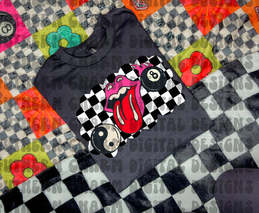 FIRE 8 BALL COLLAGE PNG