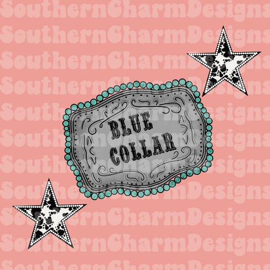 Blue collar png
