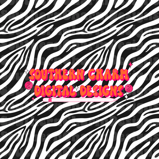 Black & White zebra seamless